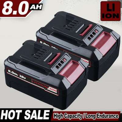 2x 8,0Ah Akku Für Einhell 18V Ersatzakku POWER X-CHANGE Lithium PXC Batterien