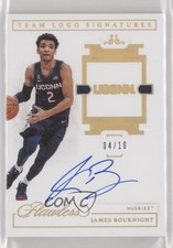 2021 Flawless Collegiate Team Logo Signatures Gold 4/10 James Bouknight Auto 3hd