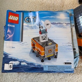 LEGO City 60036 Arctic Base Camp Building Set Instructions Bulk Lot INCOMPLETE
