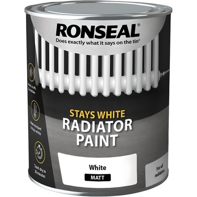 Ronseal Einschicht weiß matt Heizkörperlack 750ml hitzebeständig keine Vergilbung