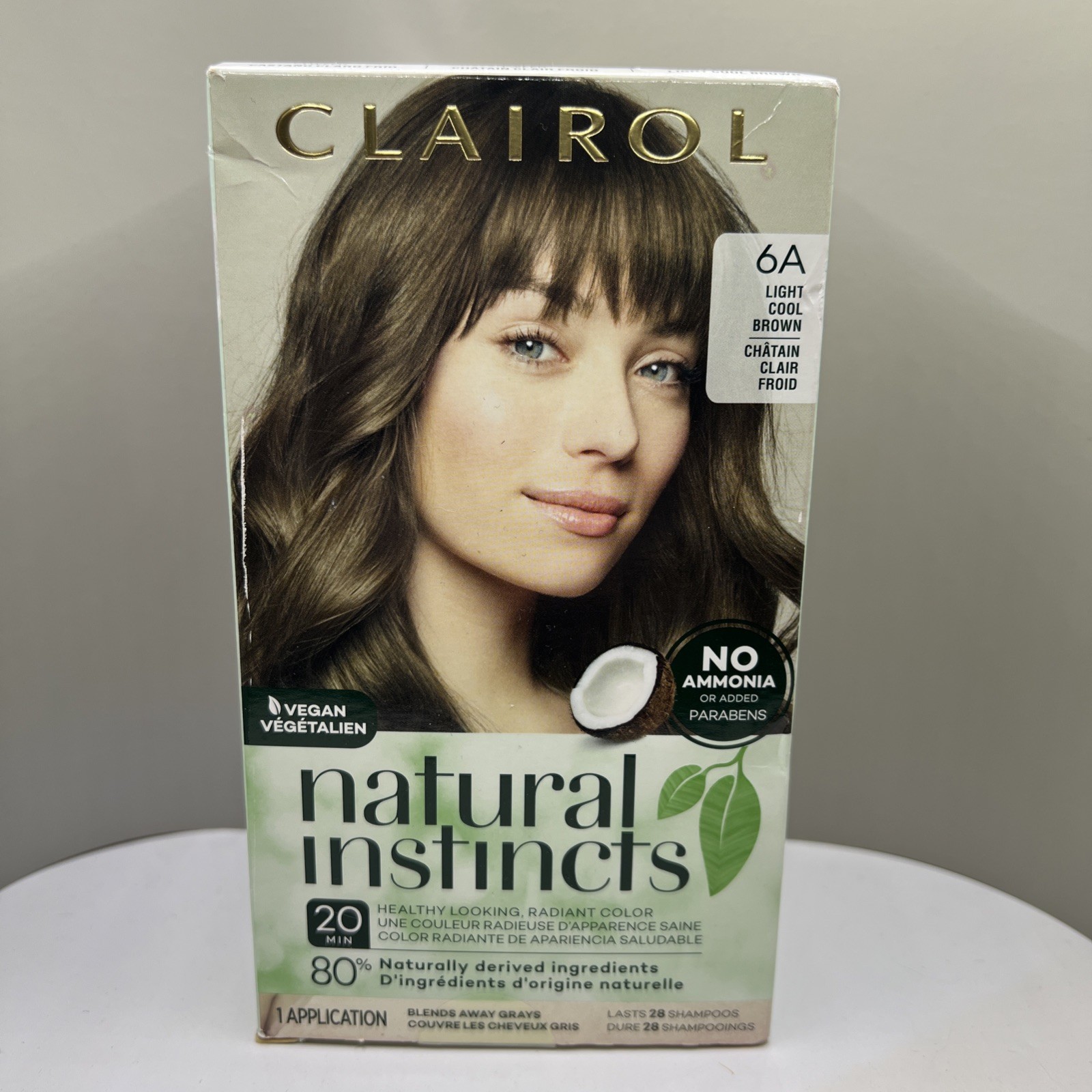 #6a Light Cool Brown Sealed