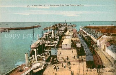 Cherbourg 50 Panorama de la Gare Transatlantique
