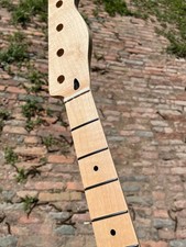 4-String 20fret Natural color Maple Electric Bass Neck Gloss 30inch Hole 14mm