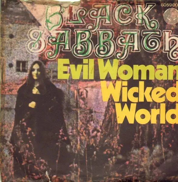 Black Sabbath Evil Woman / Wicked World Vinyl Single 7inch NEAR MINT Vertigo - Bild 1 von 1