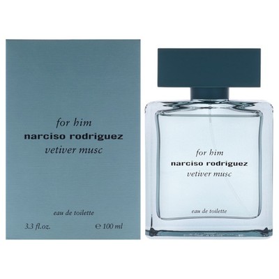 2 Pack Vetiver Musc by Narciso Rodriguez for Men - 3.3 oz EDT Spray