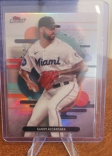 2025 Topps Finest - Uncommon Sandy Alcantara #168 Refractor 