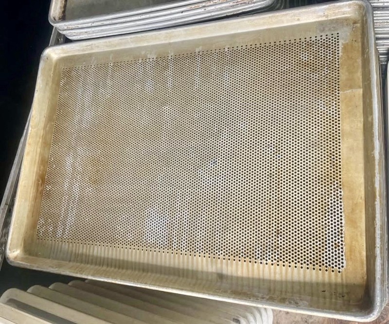 Used Perforated Baking BAKERY Sheets trays Commercial Restaurant equipment