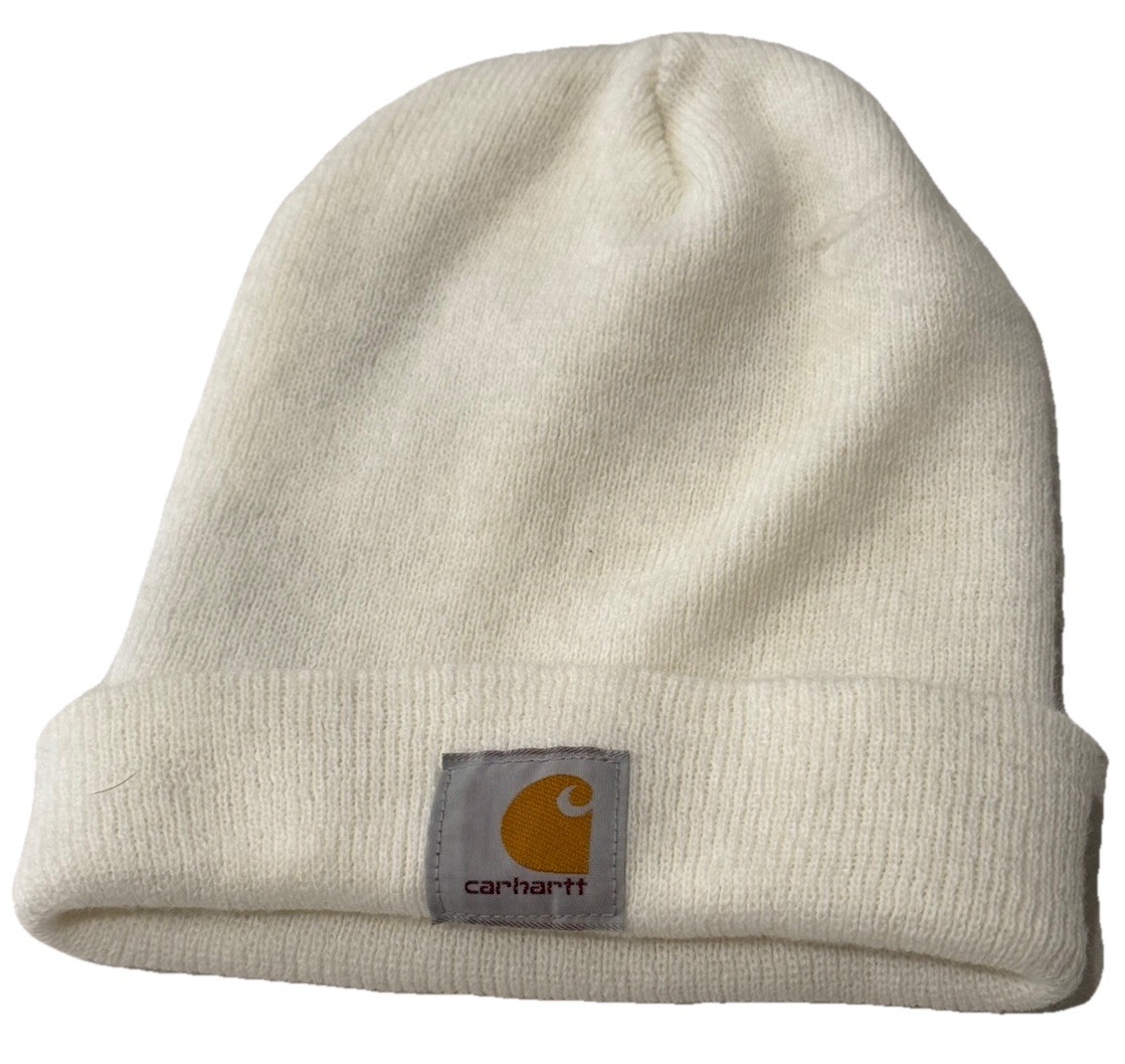 Carhartt Acrylic Knit Cuffed Beanie A18-WWH in Off White One Size