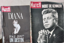 PARIS MATCH Nov 1963 Mort de KENNEDY + PARIS MATCH 7 DEC 1963 UN num historique