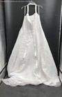 David's Bridal Size 18W White Embroidered Bodice/Trim Wedding Dress — photo 3