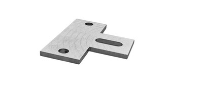 Kreuzverbinder flach 5mm aus Edelstahl für Profil 40x40 mm (rostfrei) 0% MwSt.