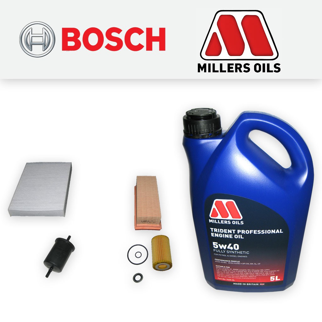 SERVICE KIT for RENAULT CLIO MK2 1.2 16V D4F712 OIL AIR FUEL CABIN FILTERS +OIL