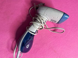 Conair GS23RS Steam Iron High Heat Steam, White/Blue, Corded 120V 1110W