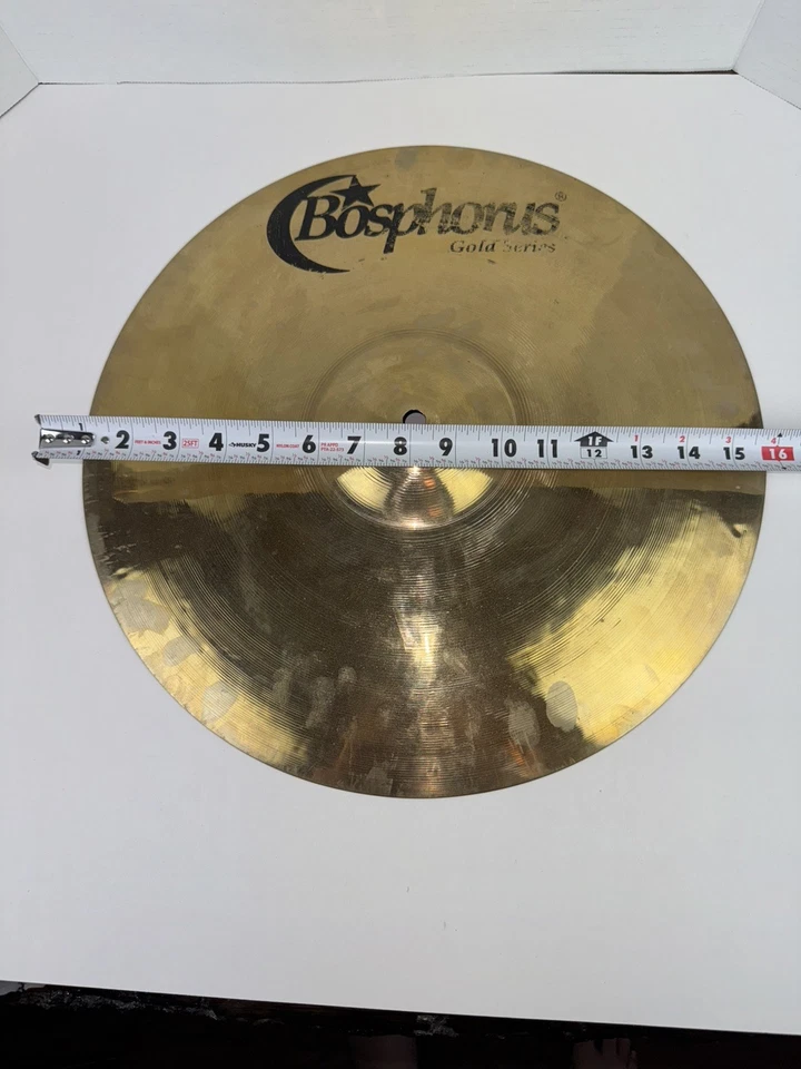 "Platillo Power Crash Bosphorus Gold Series 16""" Foto 2 de 4