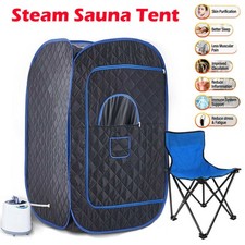 Portable Steam Sauna Spa Room Full Body Slimming Detox Therapy Tent Indoor Chair