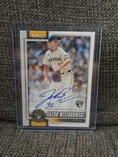 2026 Topps Series 1 Jacob Misiorowski #10 Rookie Auto (On Card) RC True