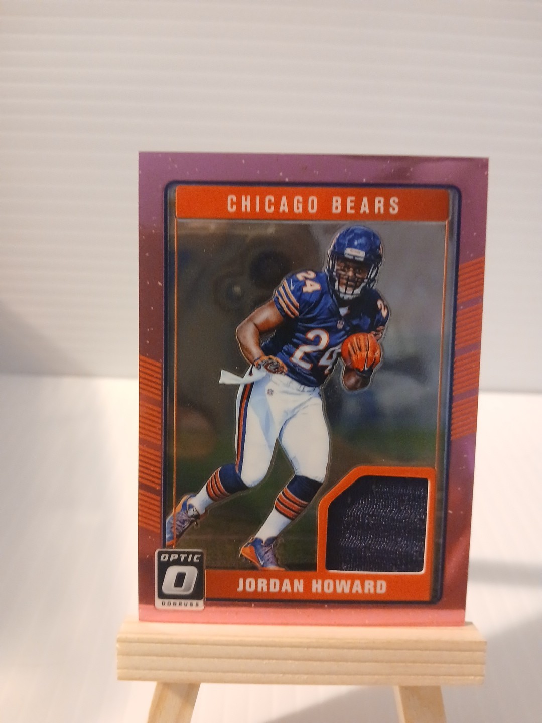 Jordan Howard Panini Donruss Optic Donruss Rookie Threads #JH Pink
