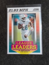 2024 Score - League Leaders De'Von Achane #LL-DAE Dolphins Football Card