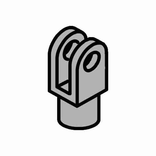 Forcella Snodo FAAC 72235 per Barriera 640 | Ricambio Originale Nuovo