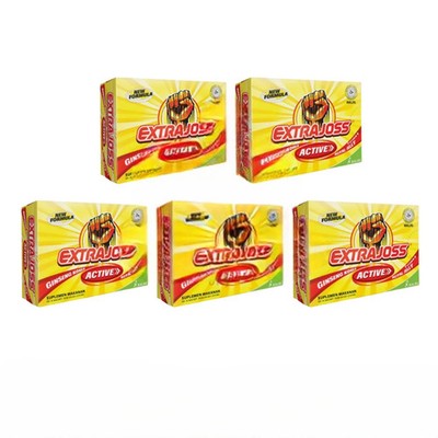EXTRA JOSS Active Flavour 5 Box Energy Drink Powder Boost Stamina