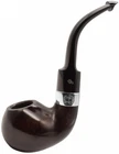 Peterson Sherlock Holmes Heritage Lestrade 9mm FILTER Silver Mounted Briar Pipe