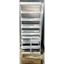 Aluminum Glass Rack Cart
