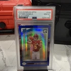 2024 Panini Donruss Optic - Rated Rookie Jayden Daniels #248 Blue Hyper PSA 10