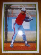 1986 Topps Tim Raines OF Montreal Expos Baseball Team Canadian All-Star Card #15