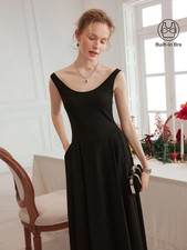 OGL Balletic Scoop Neck Midi Bra Dress Women Flowy Summer Sale