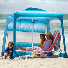 GAZEBO DA SPIAGGIA AZZURRO PAPILLON CM. 173X173