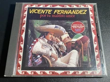 VICENTE FERNANDEZ/ POR TU MALDITO AMOR CD 1989 CBS LATIN RANCHERAS RARE Used