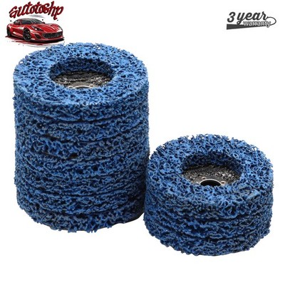 10 Pack 4'' Poly Strip Disc Wheel Paint Rust Removal Clean For Angle Grinder New