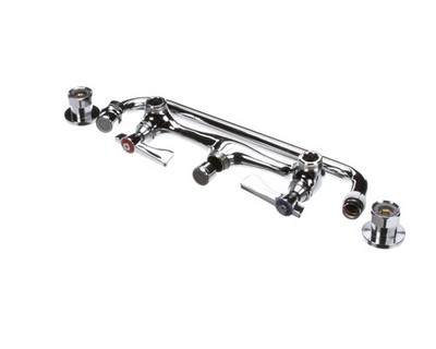 Krowne Silver Series 8 Center Wall Mount Faucet With 12 12-812L - Free Shipping