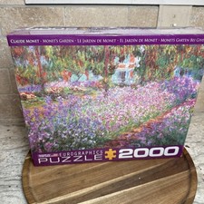 Eurographics Monet’s Garden 2000 pc Made in USA Jigsaw Puzzle *NEW & SEALED*