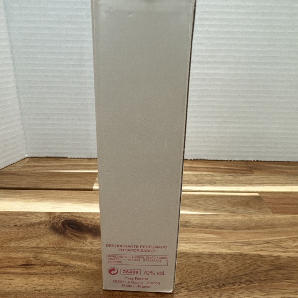 Eau De Toilette Yves Rocher Rose Ispahan 75 Ml - Vaporisateur - Neuf Sous Blister