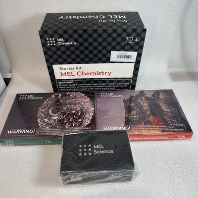 MEL Chemistry Starter Kit w/ 2 Sealed Experiments and VR Headset Science **READ*