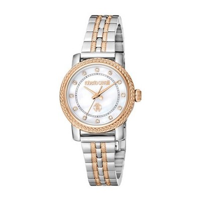 Roberto Cavalli Women's RC5L058M0095 Swarovski Two Tone Stainless Steel Watch