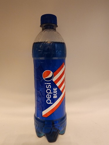 Pepsi Blue 16.9 Fl Oz. LIMITED EDITION Berry Flavored, Unopened Bottle, Expired - Picture 2 of 5