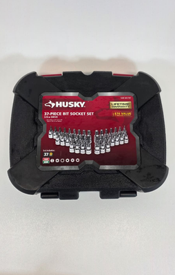 #ad Husky 3 8 in. 36 Piece Drive Master Bit Socket Set MISSING ONE $45.00