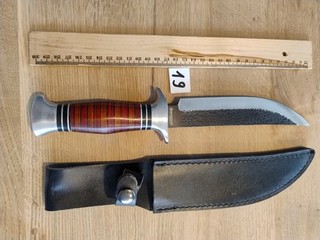 Messer Böker mit Lederscheide