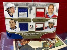 2012-13 ITG Forever Rivals Quad Memorabilia Gold #QM01 Dion Phaneuf Vault 1/1