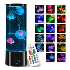 11.6 inch Jellyfish Lamp with 17 Color Changing Effects, LED Jellyfish Tank T...
