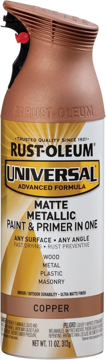 Rust-Oleum 365352-6PK Universal All 11 Ounce (Pack of 6), Matte Copper 
