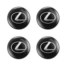 RX crossover domed Stickers 4 Decals epoxy Rim Badge wheel caps emblem 15-100mm