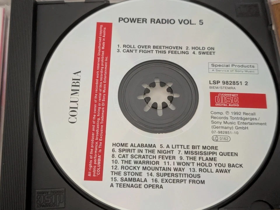 Various - Power Radio Vol. 5 - 1992 ELO, Santana, Reo Speedwagon, Dr. Hook, Toto - Bild 3 von 4
