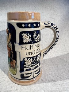 VTG Marzi & Remy Beer Stein Promoting Moderation .25L #1906 West Germany No Lid