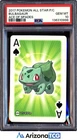 Pokemon 2017 Bulbasaur Ace Spades Pokemon All Star Playing Cards Japanese PSA 10