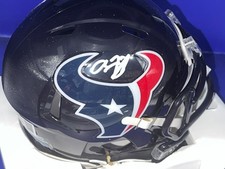 ARIAN FOSTER HOUSTON TEXANS BECKETT AUTHENTICATED SIGNED MINI HELMET
