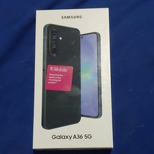 Samsung Galaxy A36 5G Bar Smartphone T-Mobile Black T-Mobile needed.