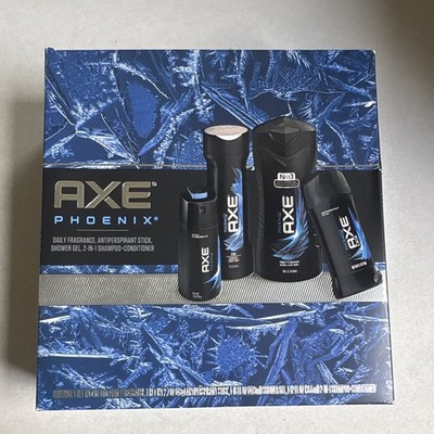 AXE Phoenix Toiletries Set for Men - Antiperspirant, Shower Gel, 2-in-1 Shampoo